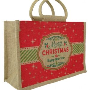 Christmas Jute Bag Large