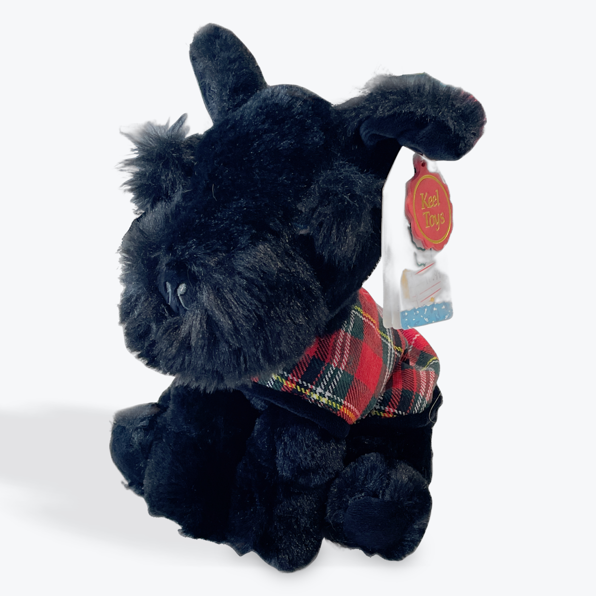 Scottie In Tartan Coat - (Keel) medium